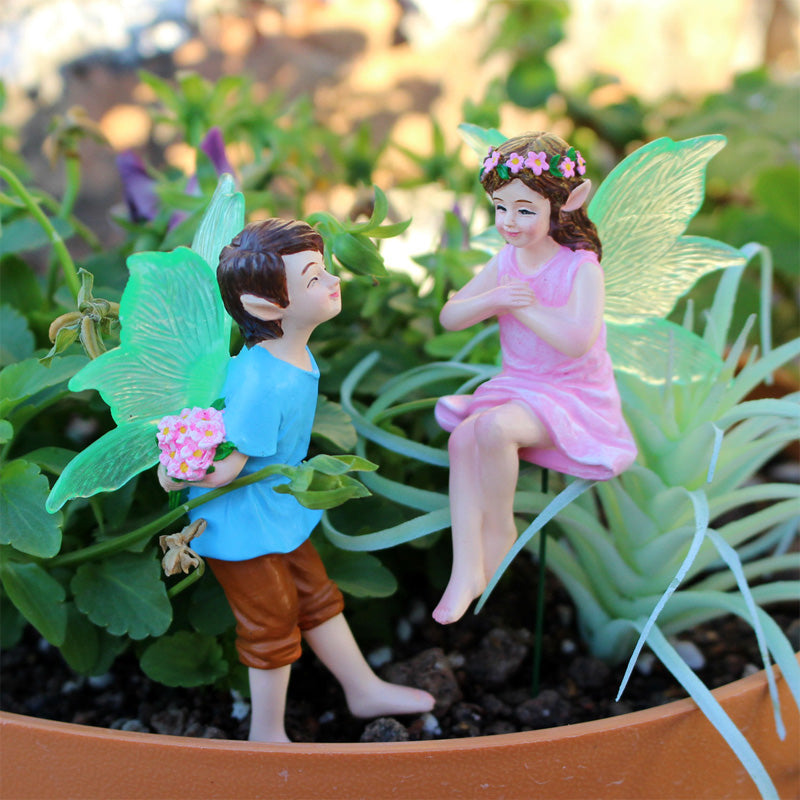 Flower Fairy Resin Ornament