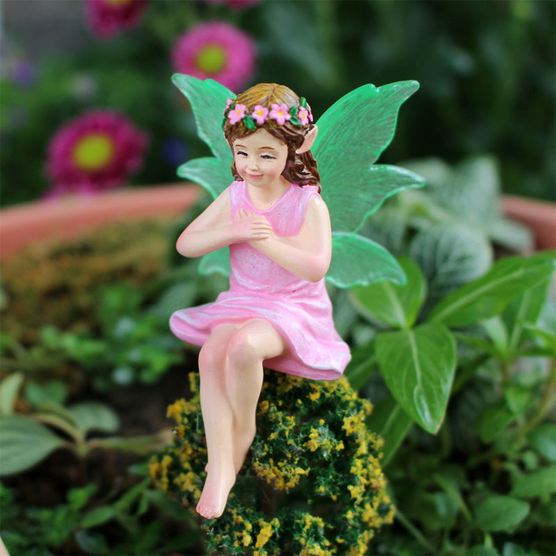 Flower Fairy Resin Ornament