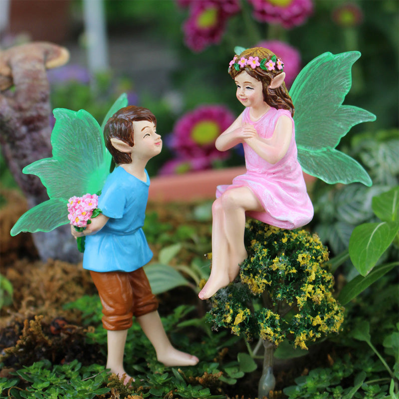 Flower Fairy Resin Ornament