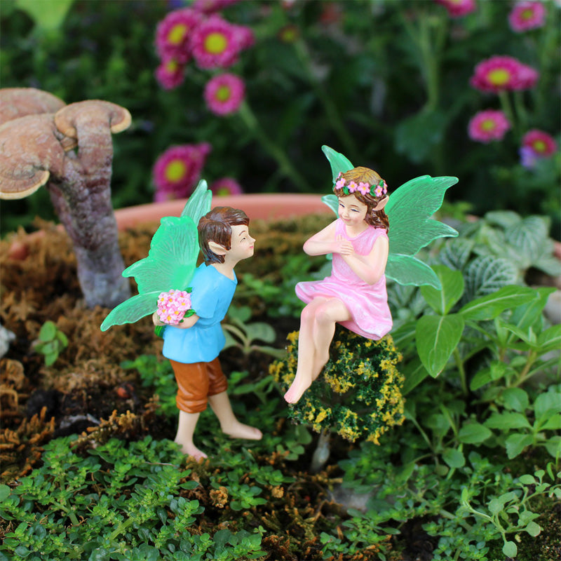Flower Fairy Resin Ornament