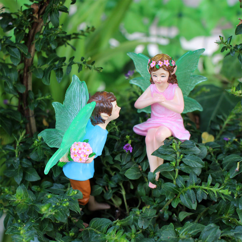 Flower Fairy Resin Ornament