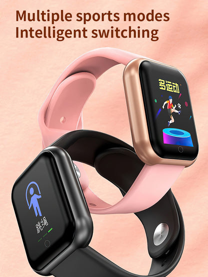 Multifunctional Smart Bracelet with Customizable Watch Faces, USB Fast Charge & Fitness Tracker